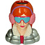 Vaas Fashion Lady met oorwarmers 25x16x28cm