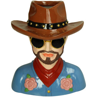 Vaas Cowboy Polyresin Multi 24x21x27cm