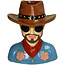 Vaas Cowboy Polyresin Multi 24x21x27cm