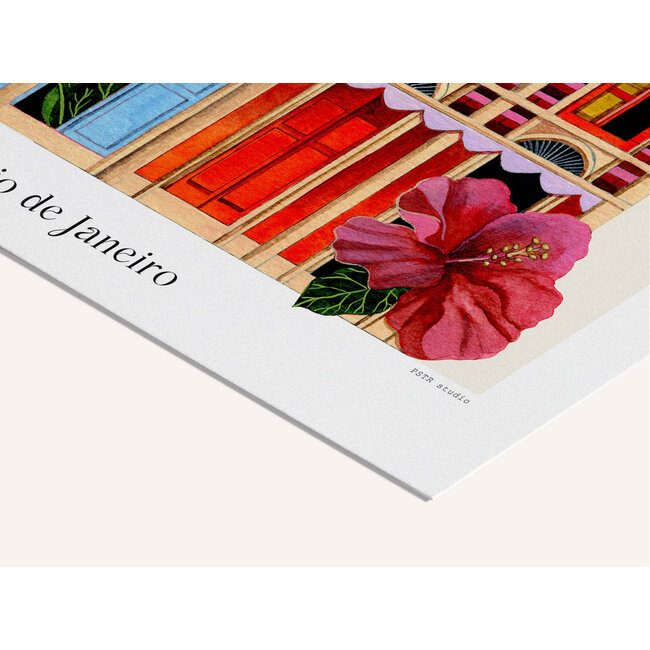 PSTR Studio Matos - Flower Houses - Rio de Janeiro 30x40cm