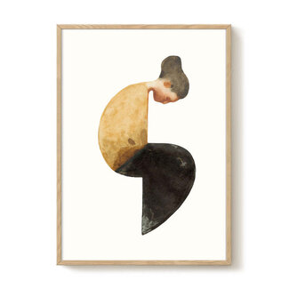 PSTR Studio Jörgen Hansson - Sitting woman XlV 30x40cm