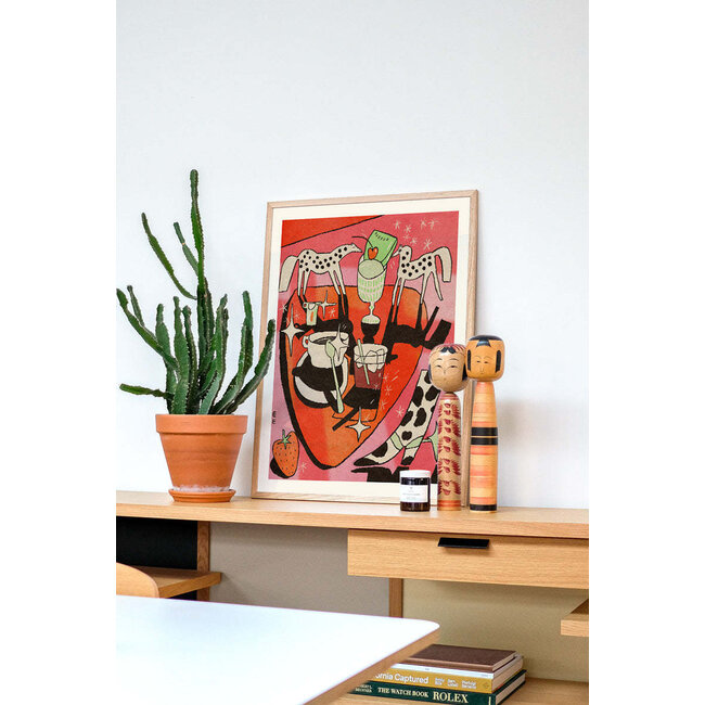 PSTR Studio Enikő Eged - Pink Pony Club 30x40cm