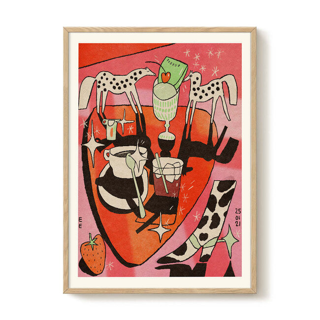 PSTR Studio Enikő Eged - Pink Pony Club 30x40cm