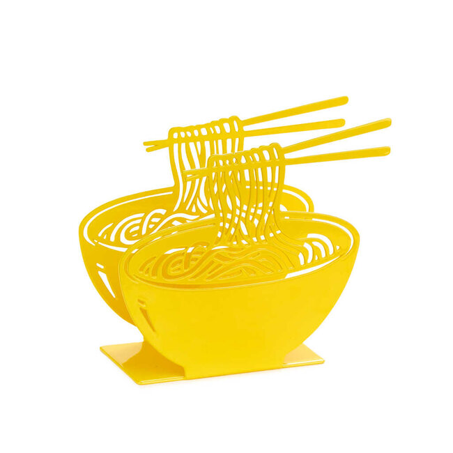 Balvi Napkin holder Ramen yellow metal