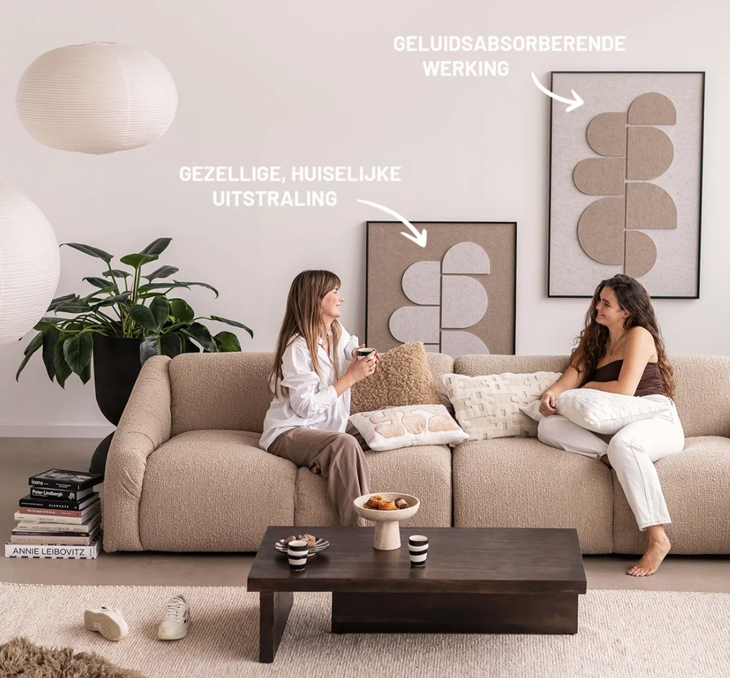 Akoestische schilderijen - Uitstekende geluidsdempende eigenschappen