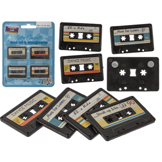 Magneet Cassettes- 4 stuks