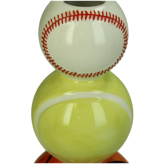 Vaas drie Sportballen 10x10x21cm