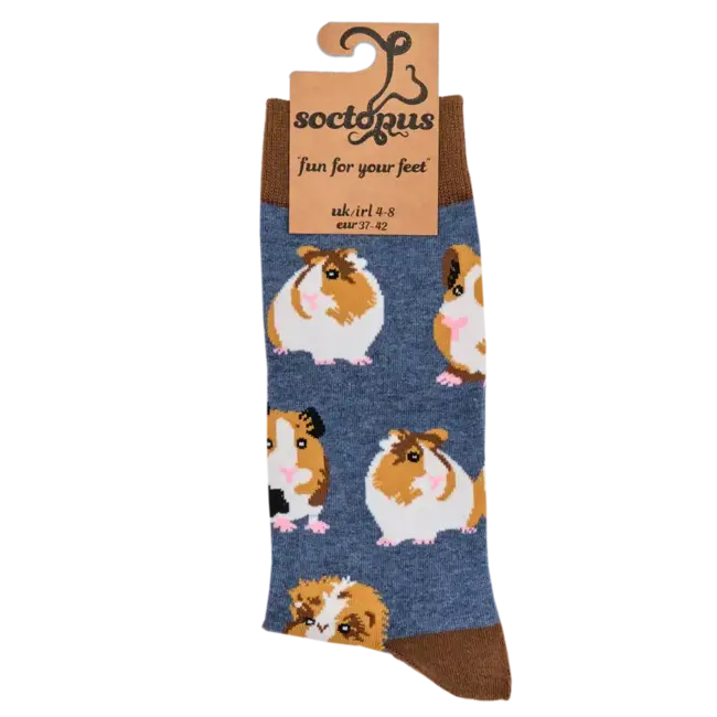 Sok met Cavia's  I am not a hamster blue 37-42