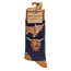 Sok Highland Cows donker blauw  43-46