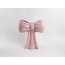 Aardewerk vaas bow lichtroze - 25,5x15,3x28cm | Strik | Strikken