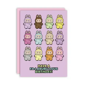 Studio Soph Have a fa-labubu-lous birthday card