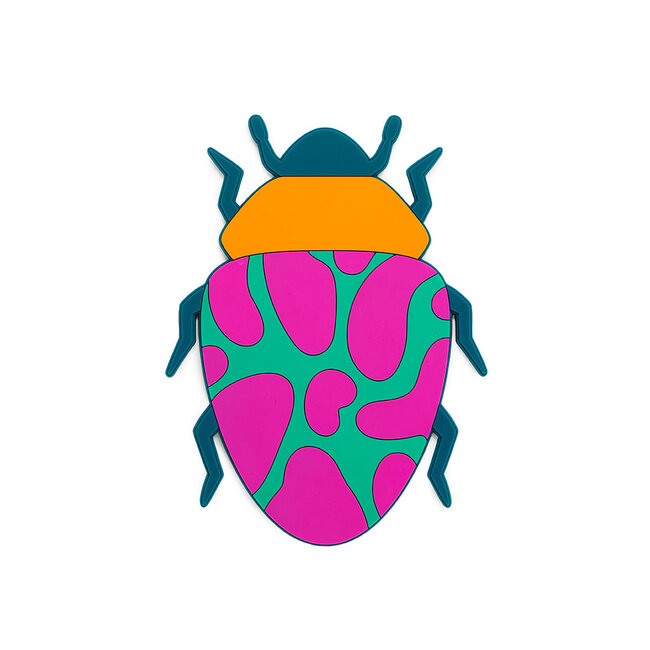 Balvi Pan onderzetter The Beetles oranje | Kever | Insect