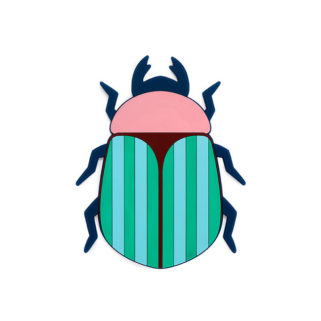 Balvi Pan onderzetter The Beetles rose | Kever | Insect
