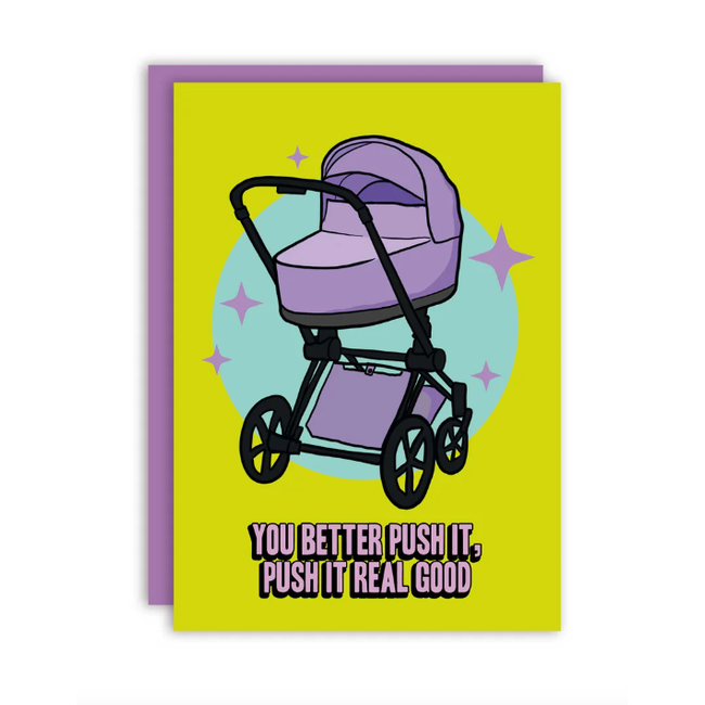 Studio Soph You better push it card