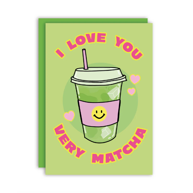 Studio Soph I love you very matcha card