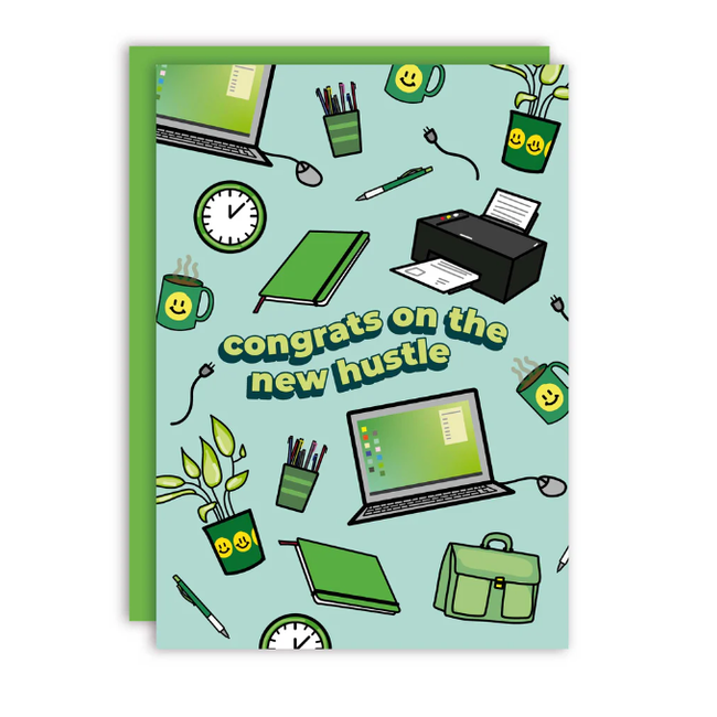 Studio Soph Congrats on the new hustle card