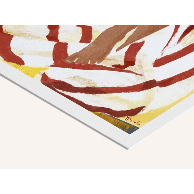 PSTR Studio Marco - Hot coffee and book 30x40 cm