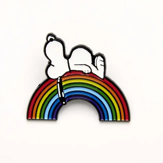 Peanuts Pin Good Vibes Rainbow | Snoopy
