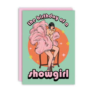 Studio Soph The birthday of a showgirl card | Taylor