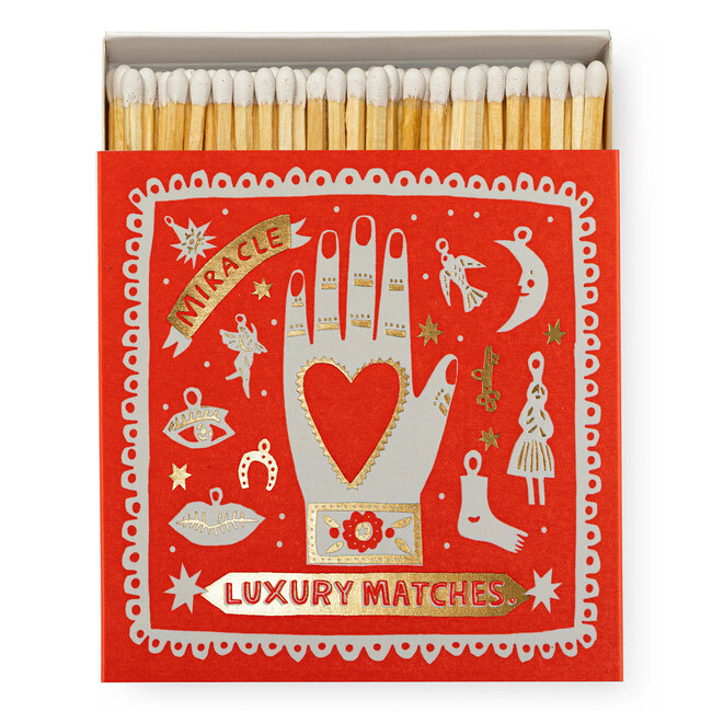 Lucifers in doosje Miracle Luxury Matches