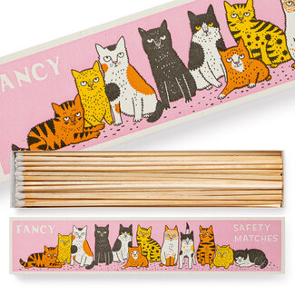 Lucifers in langwerpig doosje Fancy Cat