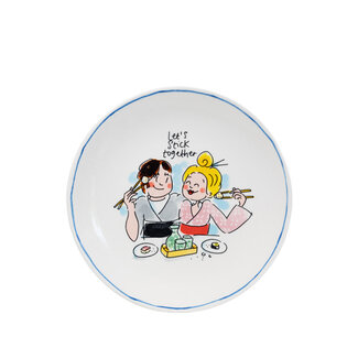BLOND AMSTERDAM SUSHI Plate Stick Together 18cm