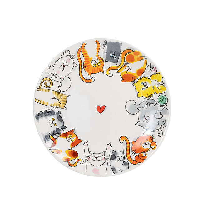 BLOND AMSTERDAM Dier plate 22cm Cat lover