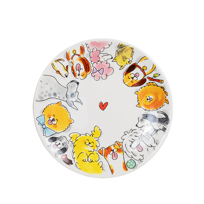 BLOND AMSTERDAM Dier plate 22cm Dog lover