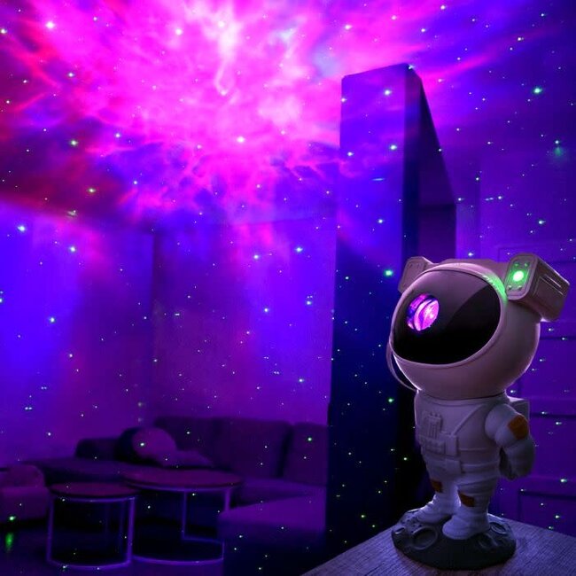mikamax Astronaut Star Projector | Sterrenprojector | Universe | Melkweg | Heelal | Sterrenstelsel | Sterrenhemel muur