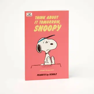 Peanuts Journal Think about it Tomorrow Snoopy