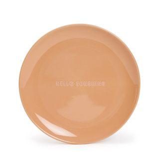 Vondels Breakfast plate HELLO SUNSHINE orange ø22cm