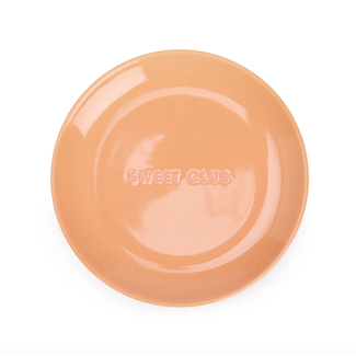 Vondels Ceramic cake plate SWEET CLUB orange ø16cm
