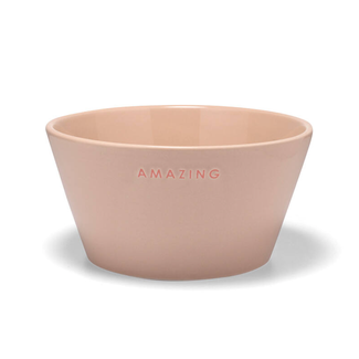 Vondels Ceramic bowl AMAZING beige H7cm