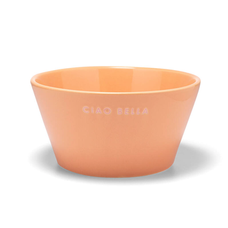 Vondels Ceramic bowl CIAO BELLA orange H7cm