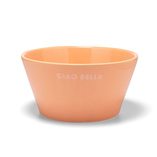 Vondels Ceramic bowl CIAO BELLA orange H7cm