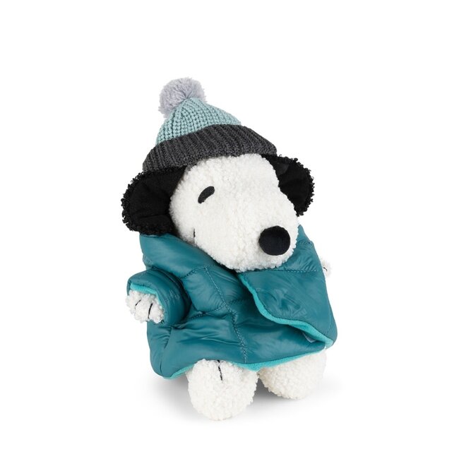 Snoopy Teddy Cream met gewatteerd jasje- 20 cm