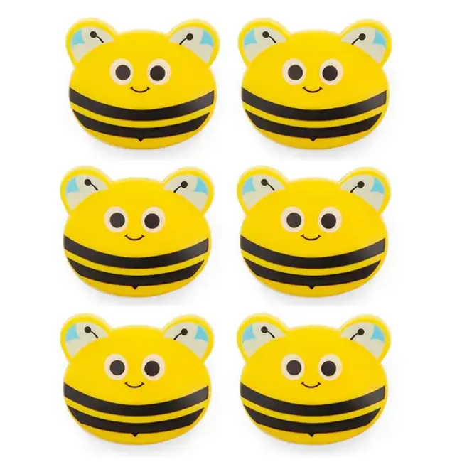 Kikkerland BEE bag clips | Eten vershouden | Zakafsluiter | Klemmetjes