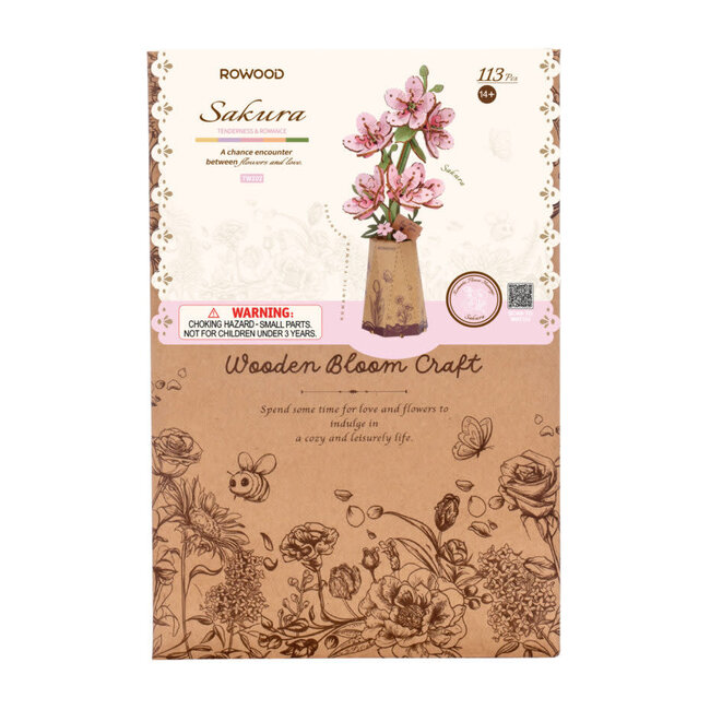 Bloem Sakura | Bouwpakket | Miniatuurset | Bouwset | DIY | Modelbouwpakket