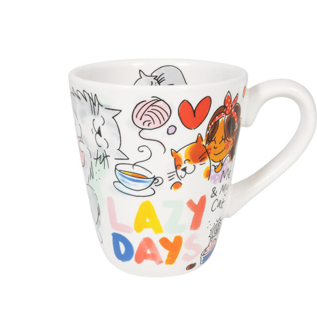 BLOND AMSTERDAM HUG Mug Cat | Koffiemok en thee beker | Blond Amsterdam