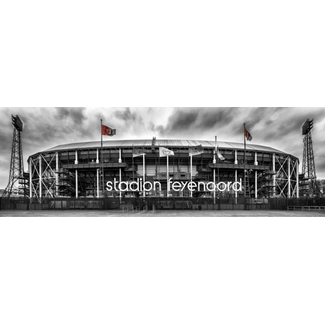 Rotterdam Stadion | Rotterdam skyline | Poster