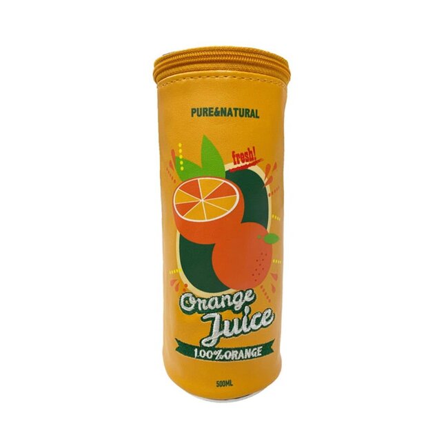 Canned Orange Juice pouch | Etui | Opbergtasje | Make-up tasje
