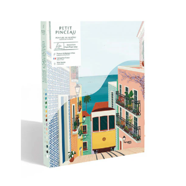 Lisbon tram - Paint by number kit
