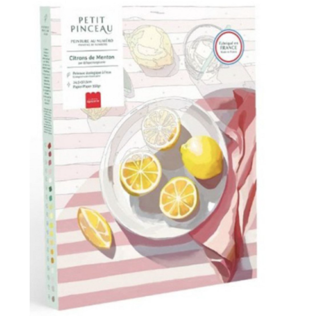 Menton lemons - Paint by number kit
