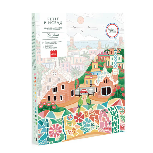 Barcelona - Paint by number kit