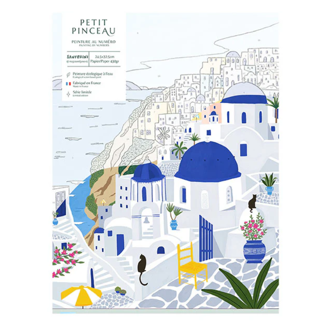 Santorini - Paint by number kit