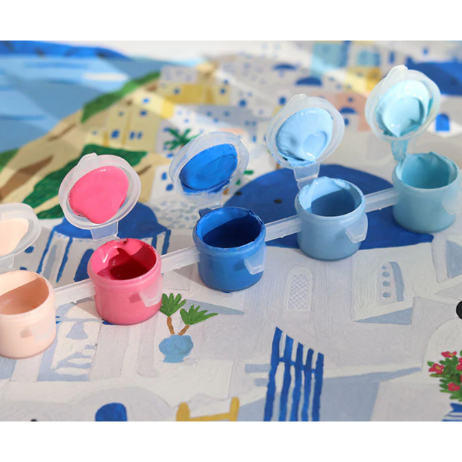 Santorini - Paint by number kit