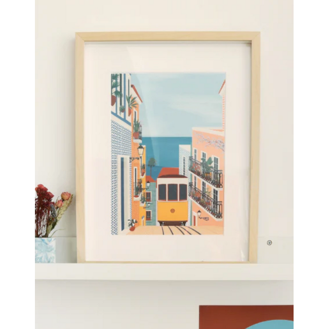 Lisbon tram - Paint by number kit