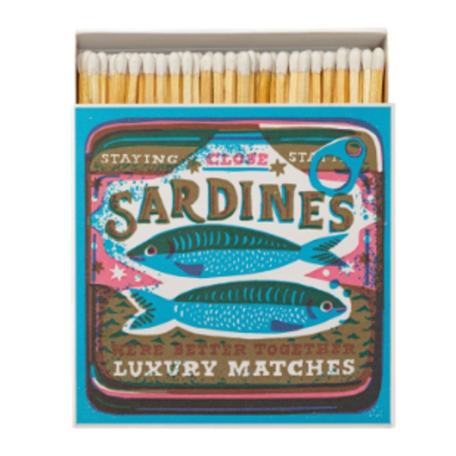 Lucifers in doosje Sardine