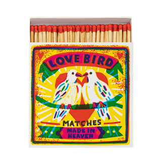 Lucifers in doosje Love birds