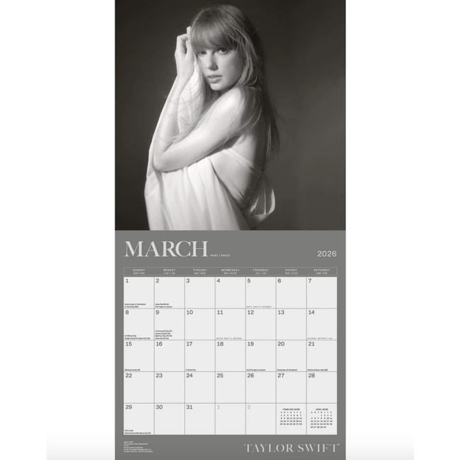 Kalender 26 Taylor Swift